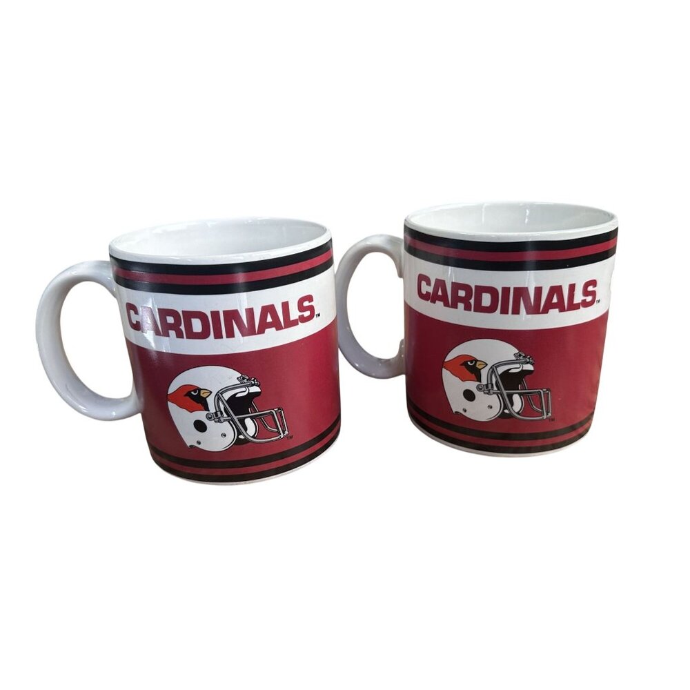 Arizona Cardinals NFL Football Cup Russ Berrie & Co Coffee Mug Korea 2 Cups